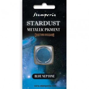 Металлический пигмент Stardust Stamperia KAPRB06 Синий Нептун, 0,5 гр.